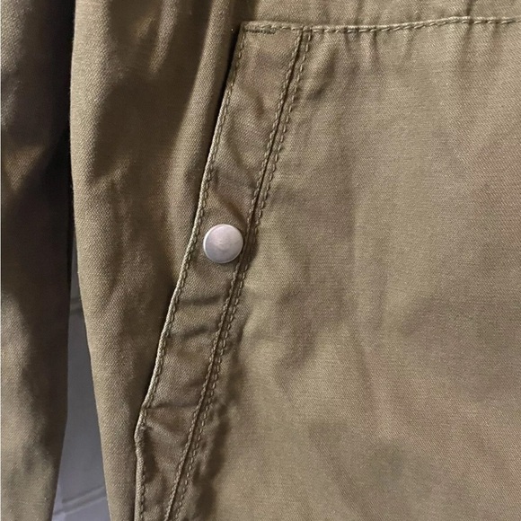 Old Navy Olive Green Jacket Women Sz L - Picture 3 of 4